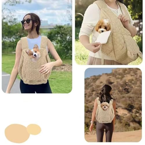 Sac à dos de transport portable et ventilé pour petits chiots