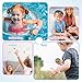 Waterproof Airtag Bracelets for Kids - (2 Pack) Soft Silicone Hidden Airtag Wristband - Lightweight GPS Tracker Holder Compatible with Apple Airtag Band for Child(Butterfly/Cat)