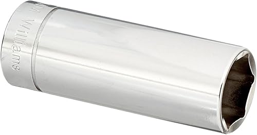 Miniatura 3 de Williams JHWBMD-624 SUPERTORQUE - Llave de vaso de 3/8 pulgadas, 6 puntos, profundidad métrica, tamaño 24mm, acabado cromado de alto brillo,