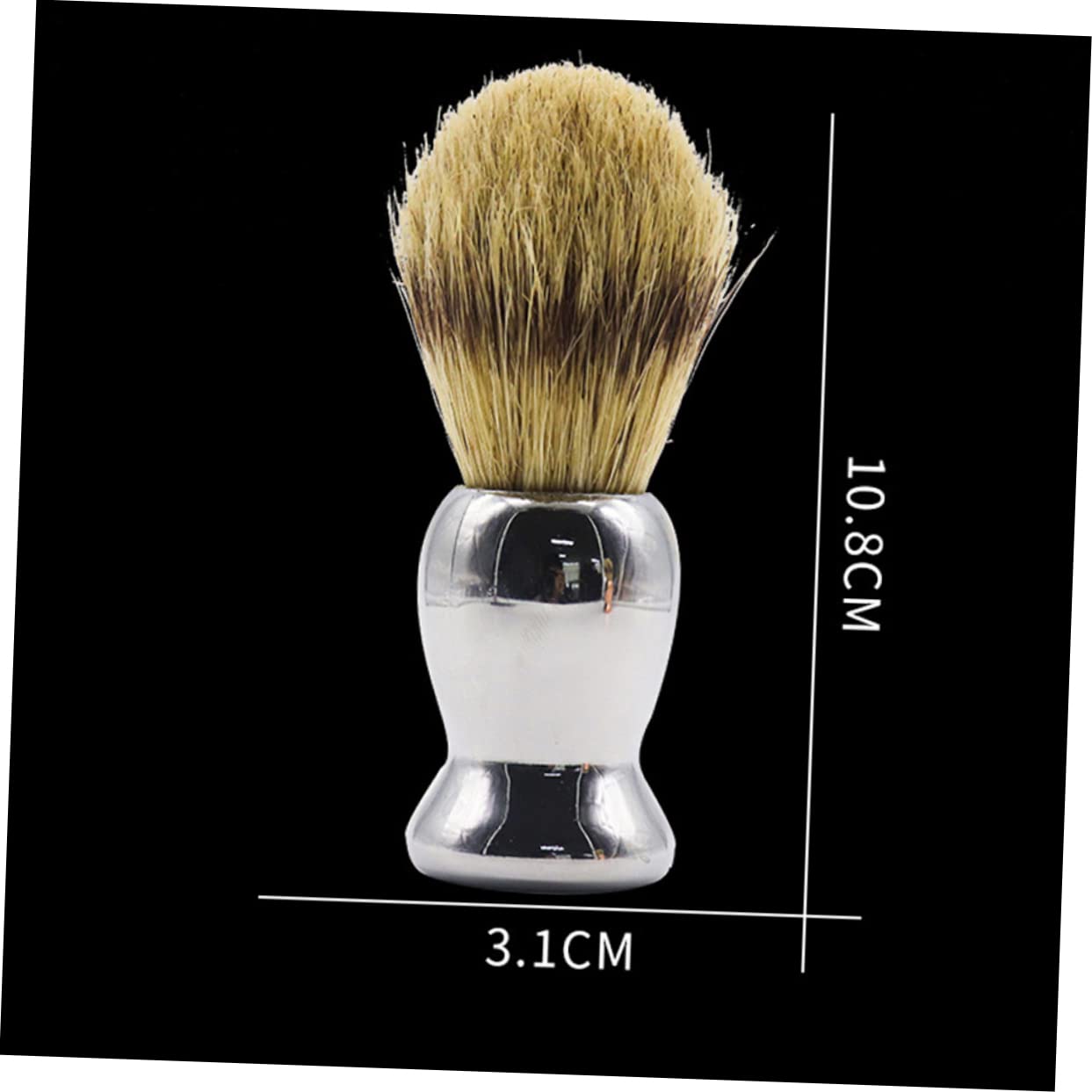 2pezzi Barba Uomo Ciotola Per Sapone in Acciaio Inossidabile e Pennello Da Barba Professionale Strumenti Da Per Uso Domestico