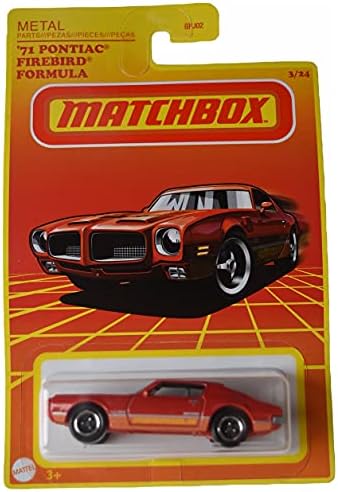 Matchbox '71 Pontiac Firebird Formula, red 3/24
