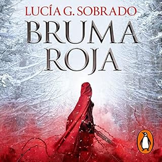 Diseño de la portada del título Bruma roja