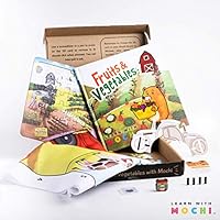 Learn With Mochi : Learn Fruits & Veggies With Mochi 1951736079 Book Cover