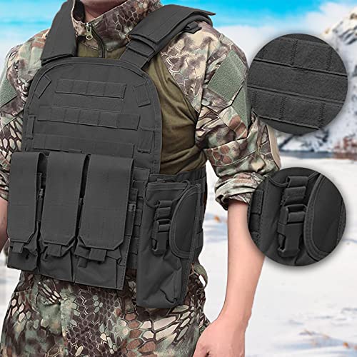Hunting Molle Tactical Vest Security Training Protective Waistcoat #TOP5