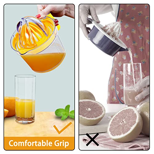 Manual Juicer, Chefville Mj02 Multifunctional Hand Juicer, Lemon Lime Squeezer With Comfortable Grip Handle, 21-Ounce Capacity Orange Juicer #TOP4