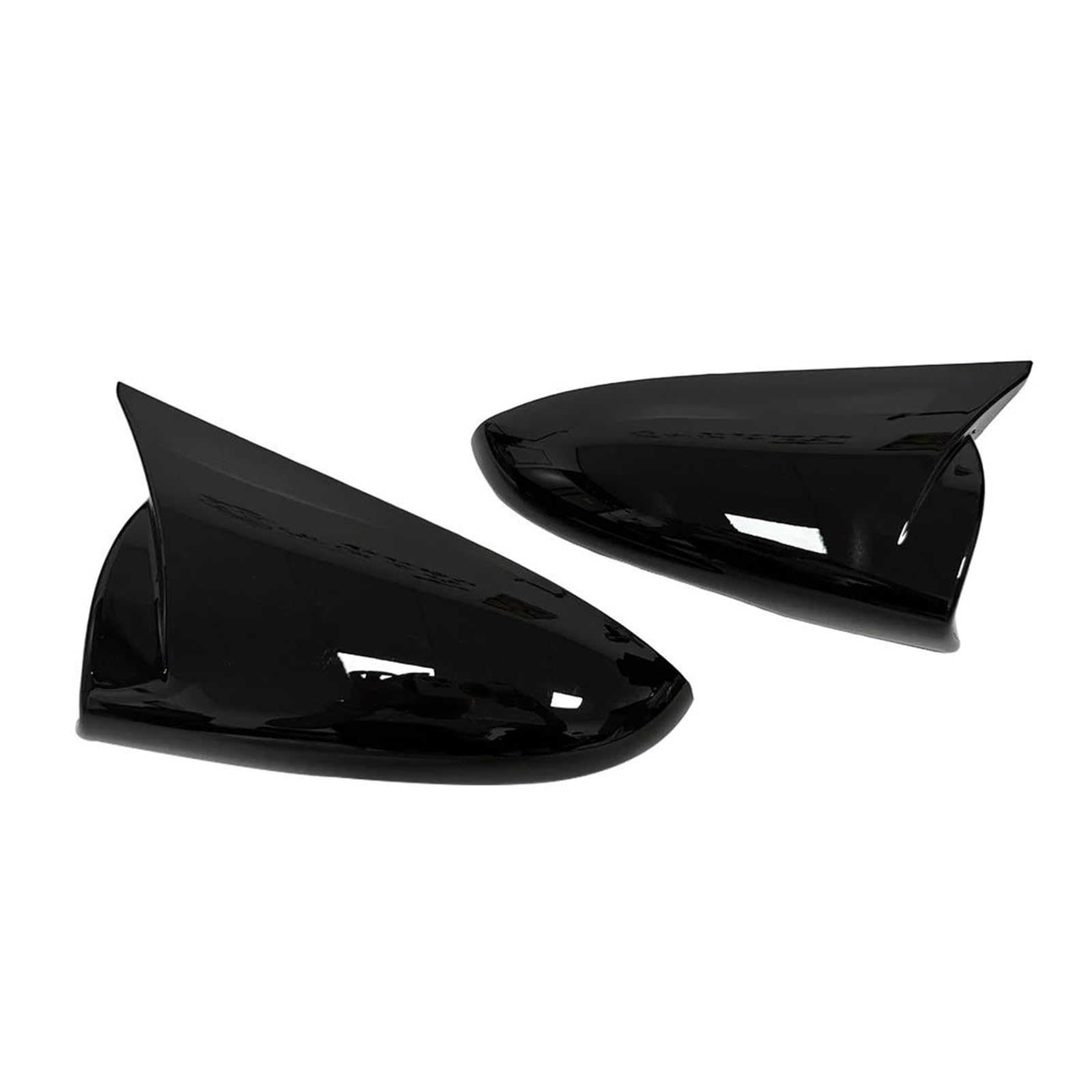 for Hyundai for LAFESTA for I20 for I20N for BAYON 2020-2023 Car Rearview Side Mirror Cover Sticker Wing Cap Car Mirror Housing(Gloss Black)