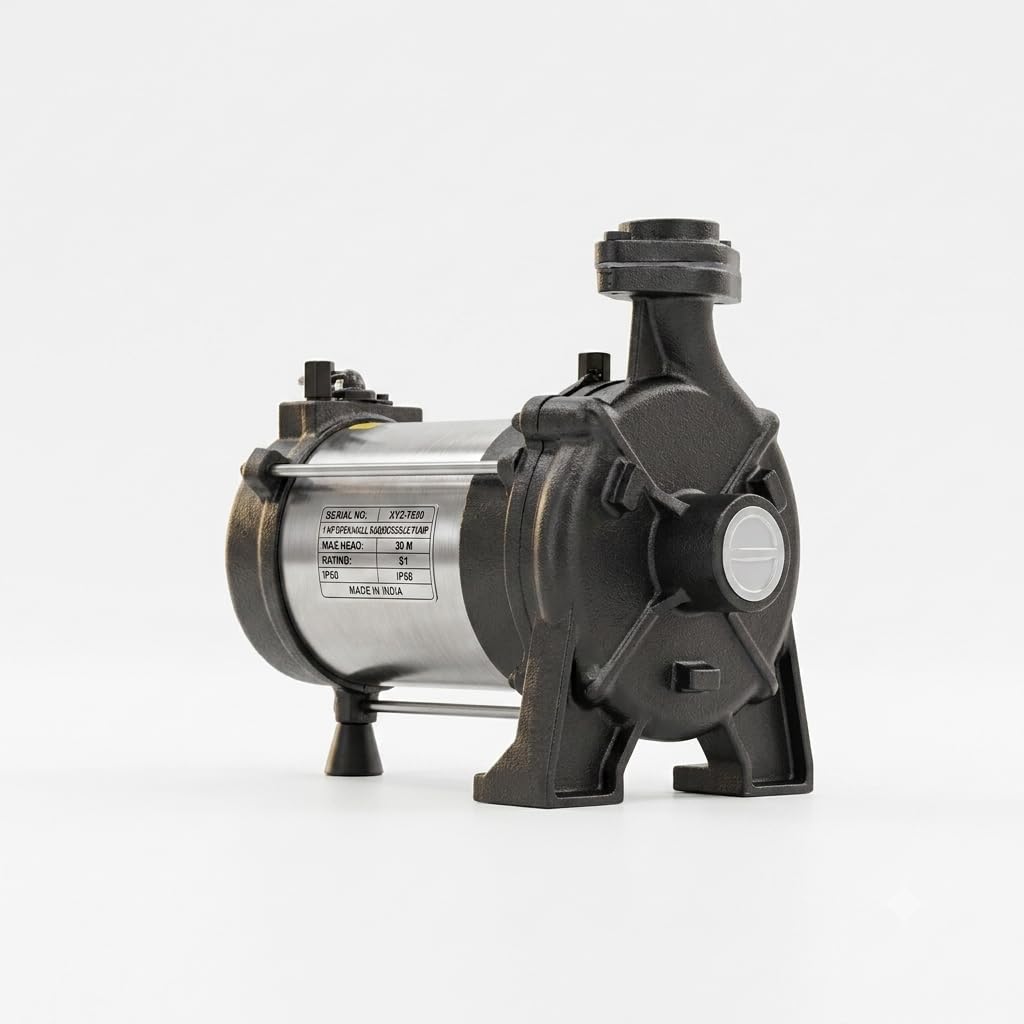 LAMMERGEIER PUMP -1 Hp Horizontal Openwell Submersible Pump (TITANIUM Series, Multicolour)- 100 FEET WORKING -APPLICATION SUMP, WELL, HOTEL, INDUSTRIES, AGRICULTURE-image-21