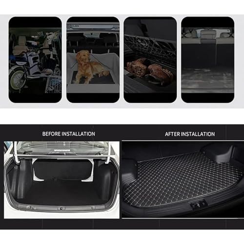 Tapis de coffre voiture pour sorties nature en MG 3 Hybrid+ étanche et lavable - 6
