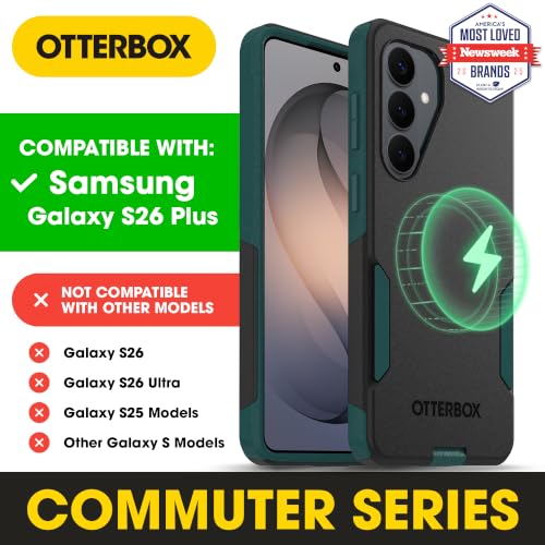 Image of OtterBox Samsung Galaxy S26 Plus - Commuter Magnetic Case - Enchanted Forest