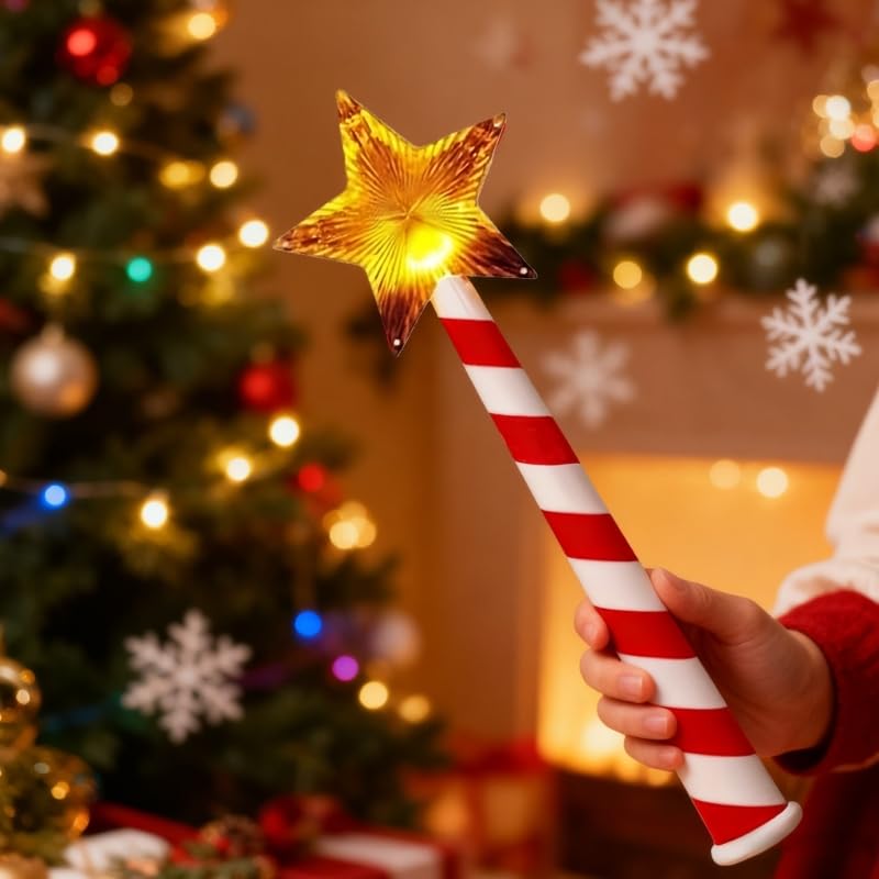 Magics Wand Christmas Light Controller, Musical LED Star Controller, Wireless Remote Control Switchs Outlet Kitss for Christmas Tree Decorations String Light Controllers (2)