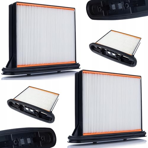 Rosfix KLOK-RF5A Ersatzfilter für AEG, Bosch, Hitachi, Metabo, Milwaukee, Spit, Starmix | Waschbarer & Wiederverwendbarer Industrie-Staubsaugerfilter | 2 Stück