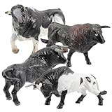 Photo Gallery bestonzon 4 pezzi miniature mucche da statua realistica in plastica resistente decorazioni da scrivania e paesaggio fattoria figurine animali miniature per casa e ufficio Photo Gallery bestonzon 4 pezzi miniature mucche da statua realistica in plastica resistente decorazioni da scrivania e paesaggio fattoria figurine animali miniature per casa e ufficio