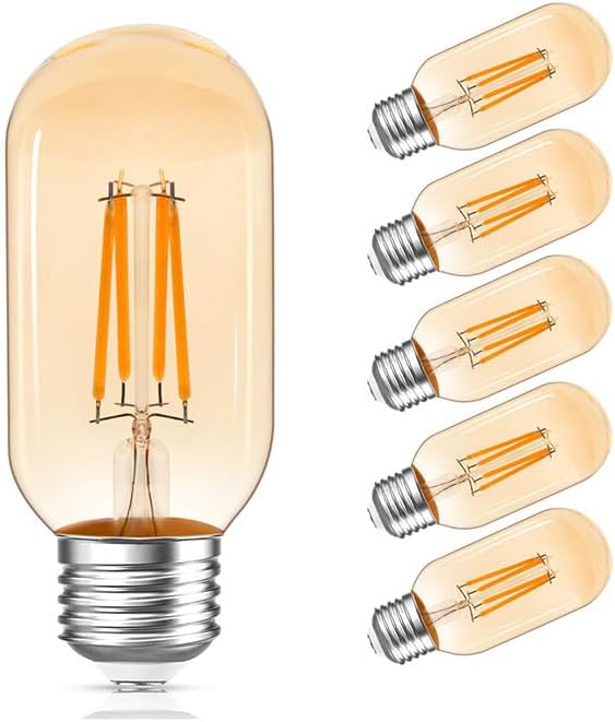 Vintage LED Edison Bulb, T45/T14 4W Dimmable LED Filament