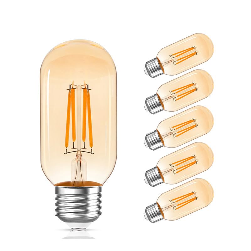Amazon | LED ィラメント電球 T45 4W (30W形相当）E26口金 2200K電球色