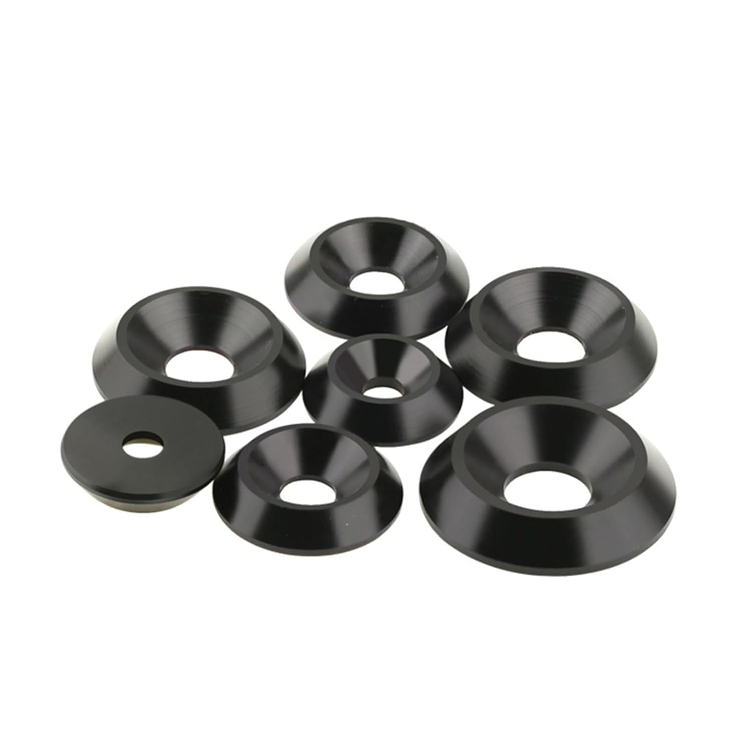 Washer Countersunk Washer M3 M4 M5 M6 M8 M10 Washer Countersunk Conical Solid Plastic Flat Gasket Concave Convex Tapered Cone Insulation Washers
