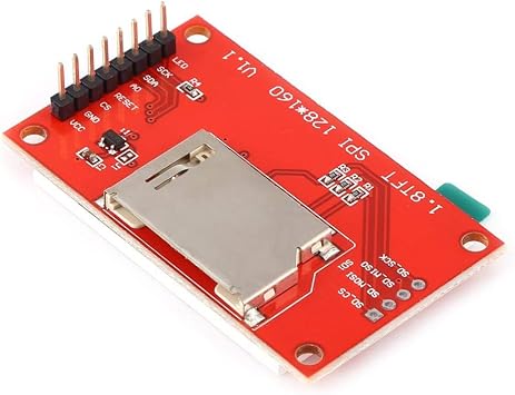 1.8" SPI LCD Display Module 3.3V 5.5V 128160 SPI LCD Serial Port Display Module ST7735 51/AVR/STM32/ARM 8/16 bit