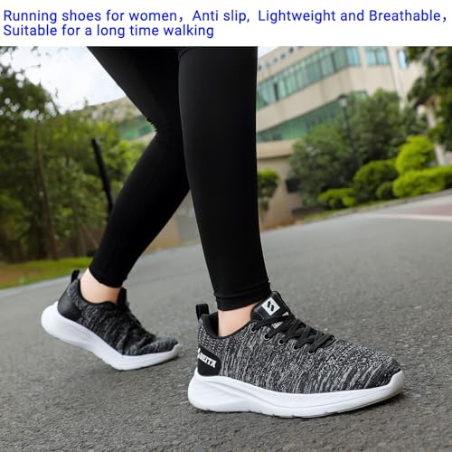 Image of Beita Women's Width Toe Box Walking Shoes｜Wedge Running Athletic Tennis Shoes with Rubber Outsole｜Fashion Platform Sneakers Non-Slip Thick Anti Slip Breathable Cushion Leisure Work