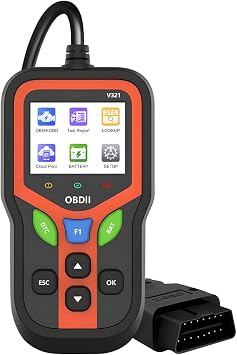 OBD2 Car Scanner Diagnostic Tool, V321 Vehicle Check Engine Fault Code Reader with Reset, Automotive OBD II Diagnostic Scan Tool, Universal for SUV Caravan Sedan