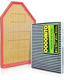 COCOAUTO Engine & Cabin Air Filter Kit for Dodge Charger Challenger 3.6L 5.7L 6.2L 6.4L