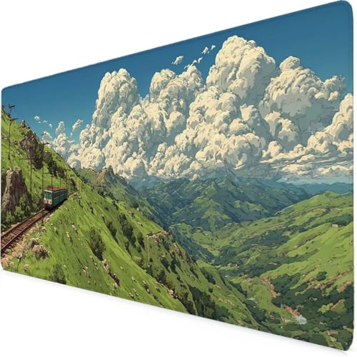Mouse pad grand format tapis de souris gaming 900 x 400 mm antidérapant