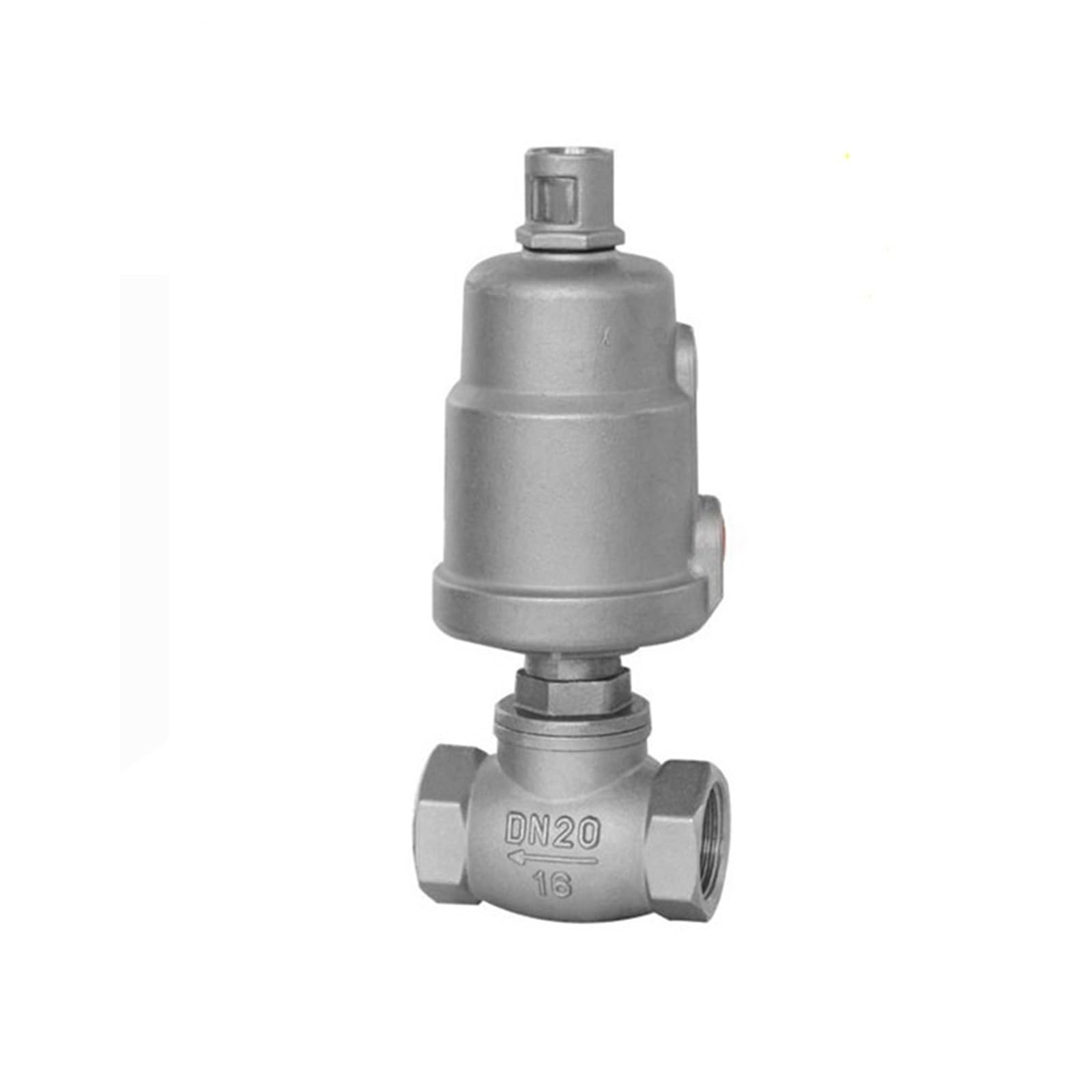 Robinet à soupape pneumatique 3/4 po inox pour stopper les fuites d'air et sécuriser les gaz