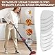 APKOL 10 Stück für Vileda Dampfreiniger Ersatzbezüge Kompatibel für Vileda Steam Plus Dampfreiniger Ersatzbezüge, waschmaschinengeeignet,Langlebig und Perfekte Passform