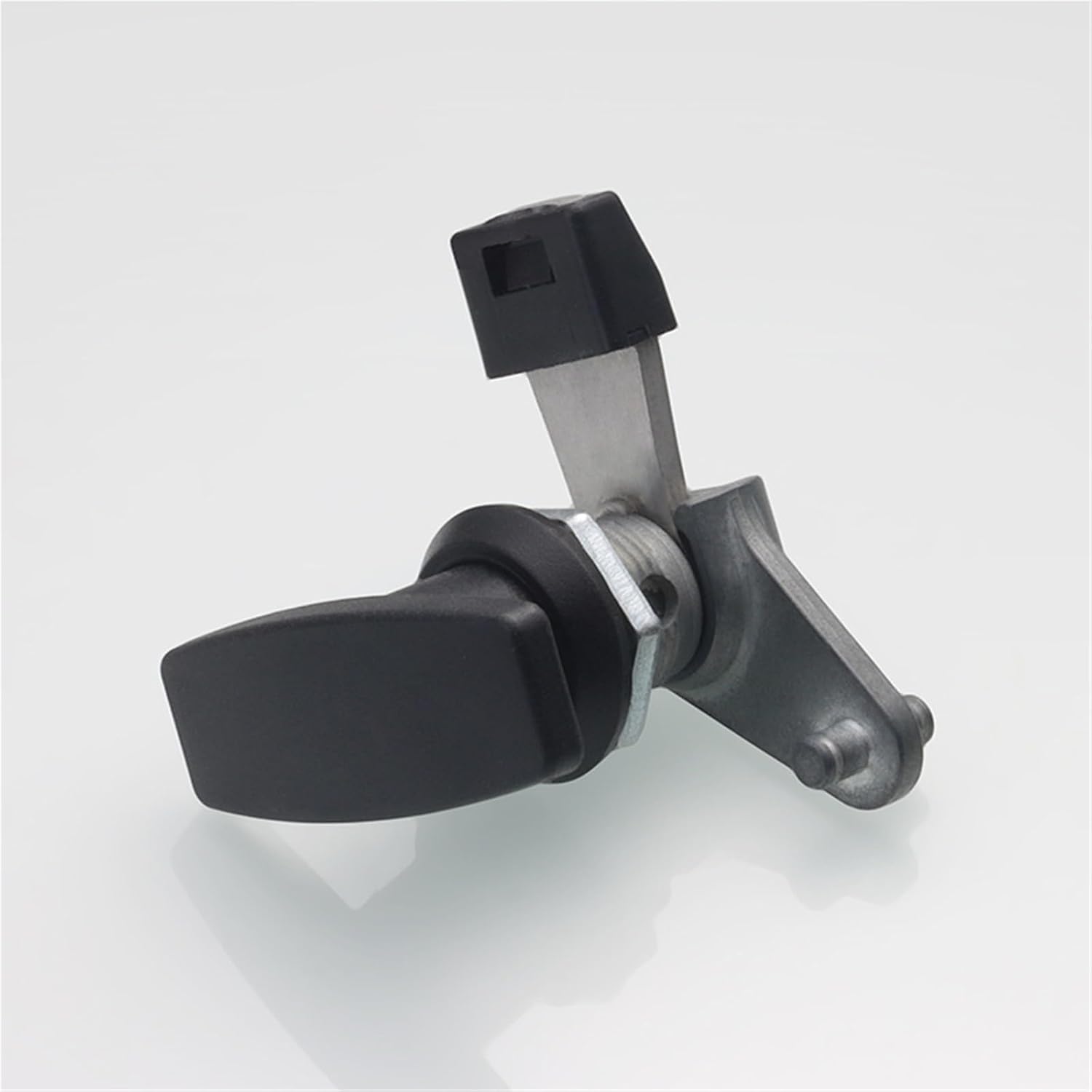 MS1003P-1-2 Black T-Shaped Rotating Handle Lock Industrial Cabinet Door Equipment Electrical Box Chassis 1Pcs