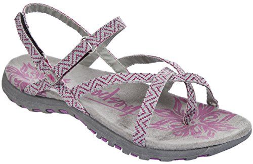 Trespass Gilly, Sandali a Punta Aperta Donna, Rosa...