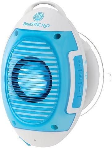 GOgroove IPX4 Splashproof Bluetooth Shower Speaker with Onboard Controls and Microphone for Hands Free Calling - Works with Apple iPhone 7, Samsung Note 5, Google Pixel and More Smartphones
