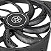 Silverstone Technology Air Slimmer 140 Enhanced Performance 140mm Slim Fan with Full-Range PWM and Shark Force Technology, (SST-AS140B)