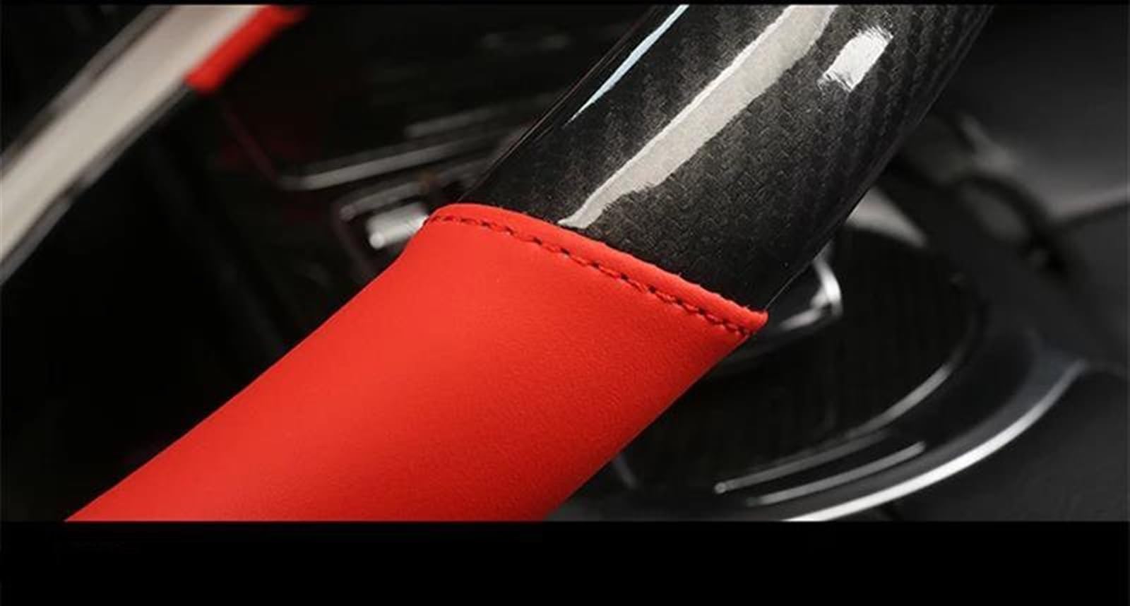 Coprivolante Per Interni Auto In Pelle Antiscivolo Accessori Per Kia Per Rio 2 3 4 X Line Per Kombi Sedan(Purple O shape)