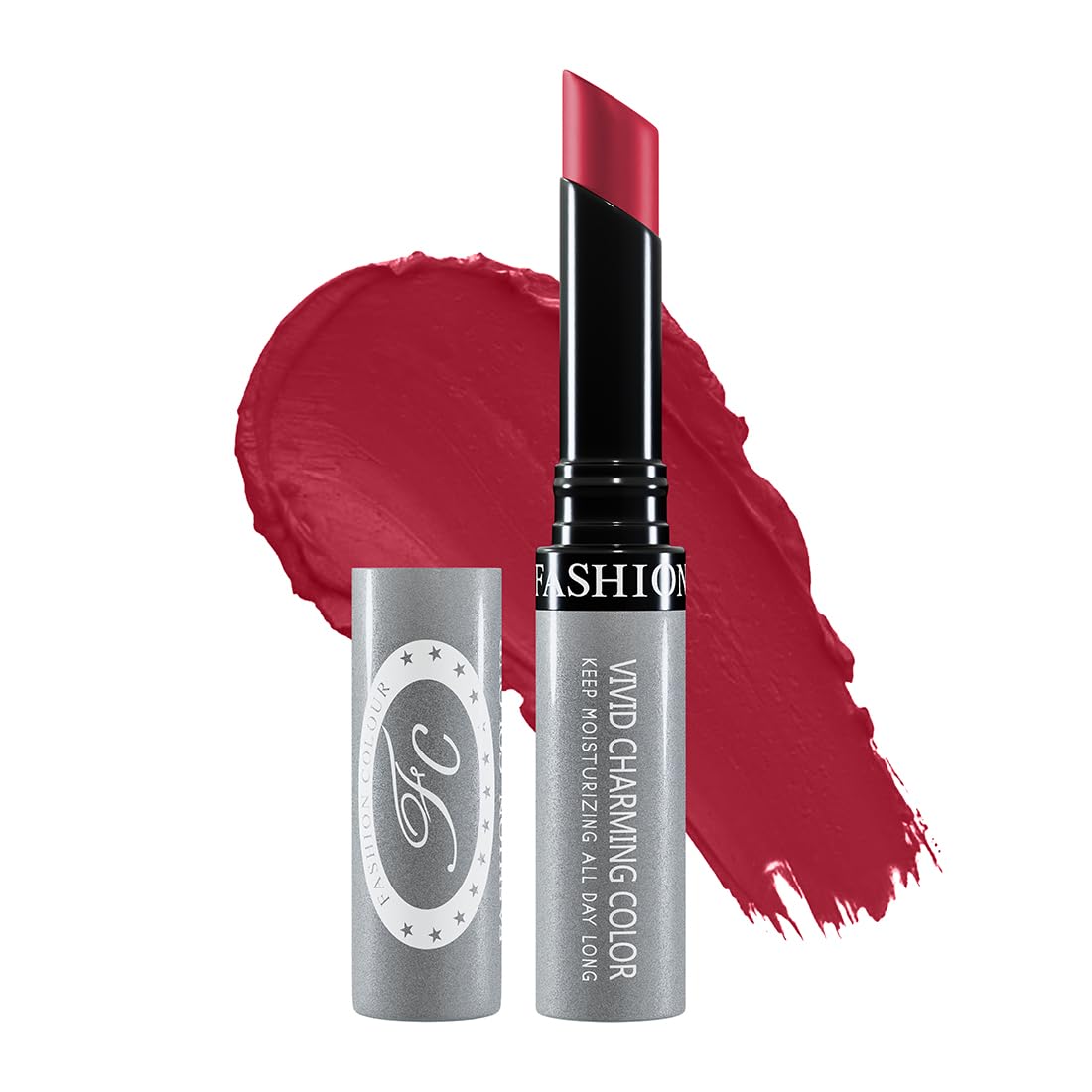FASHION COLOUR Kissproof Non Transfer Matte Finish Lipstick | Water Resistant & Smudge Proof | Non-Drying | Lightweight | Upto 15Hrs | (Lotus Red)-picture-11