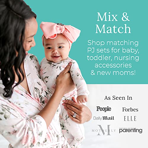 Posh Peanut Baby Girl Pajamas, Soft Päpook Bamboo One Piece Rompers, Newborn, Infant, & Toddler Footed Sleepers Pjs With 2-Way Zipper, Breathable Lightweight Sleep Clothes & Outfits For Kids #TOP3