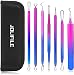 JOLIFILE Blackhead Remover Pimple Comedone Extractor Tool Treatment for Blemish, Whitehead, Zit Removing for Risk Free Nose Face Skin 7-PCS Acne Removal Kit