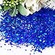 BETESSIN 50g Glitzer zum Basteln Blau Glitzerpulver Pailletten Reflektierend Glitter Pulver Glitzer Basteln Kerzen Schminke Glitzerpuder für Nägel Gesicht Makeup Kartenbasteln Handwerk Nagelkunst