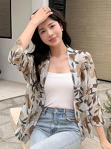 Image of TOPLOT Women's Shrug | Stylish Layering Top | Floral Design Shrug | Easy Wear Structure | Trendy Look Styling | Versatile Casual & Everyday Fashion| Available in Pack of 2 (5148)