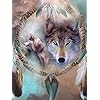 Jantabo Diamond Schilderij Kits Wolf, 5D DIY Dier Volwassenen Beginners Diamond Painting Set Volledige Boor Cross Stitch…