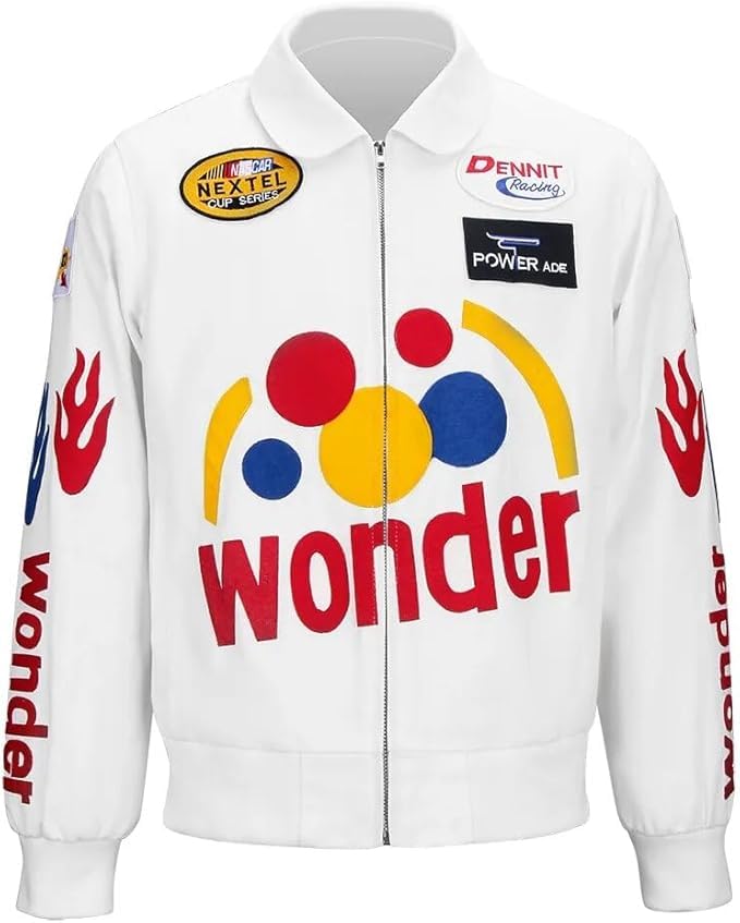 A-star plus Women's Wonder Jacket Racing Talladega Nights The Ballad of Ricky Bobby Wife Costume (US, Alpha, Large, Regular, Regular, Female)