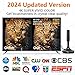 2025 TV Antenna for Local Channels,HD Antenna for Smart TV Up to 750+ Miles Range,TV Antenna Indoor for 4K 1080P TV,Digital Antenna Outdoor 25ft Coaxial Cable
