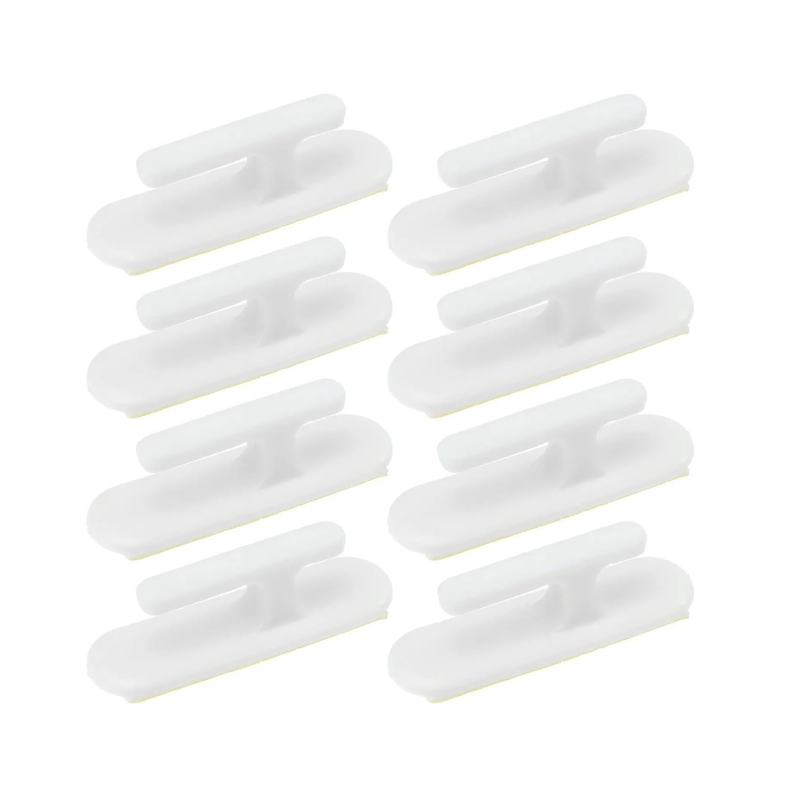 GOXQIT 10Pcs Blind Rope Cleats Curtain Cord Hooks For Window Fixing Coat Hook Wall Hanging Use Cleat For Home