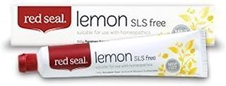 Red Seal Lemon Toothpaste for Homeopaths, Homeopathic Friendly Mint Free, Fluoride Free, No SLS, Fresh Citrus Flavor – Refreshing Natural Lemon Flavored Toothpaste, No Mint Flavor 3.5oz