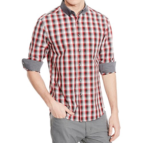 Kenneth Cole REACTION Men's Ls BDC 1 Pkt Chk