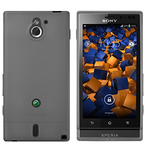 Mumbi Coque en Silicone pour Sony Xperia SP Noir