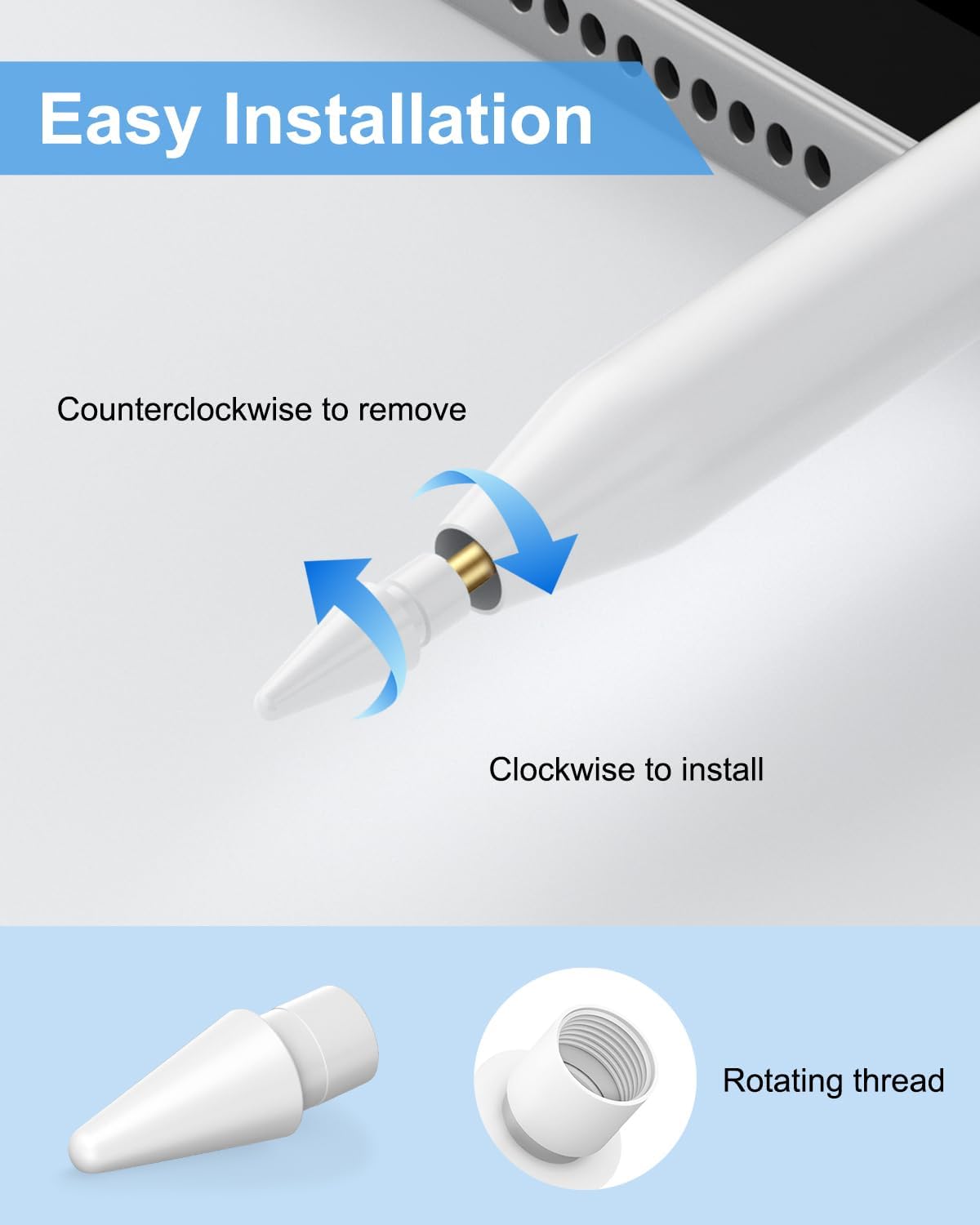 Amazon.co.jp: Apple Pencil Pro / 第2世代/第1世代/USB C用交換用