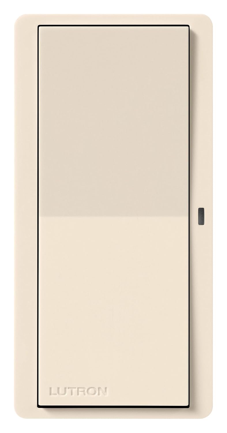 Lutron Pico Paddle Remote for On/Off Control of Caseta Smart Switches/Dimmers, PJ2-P2B-GLA, Light Almond