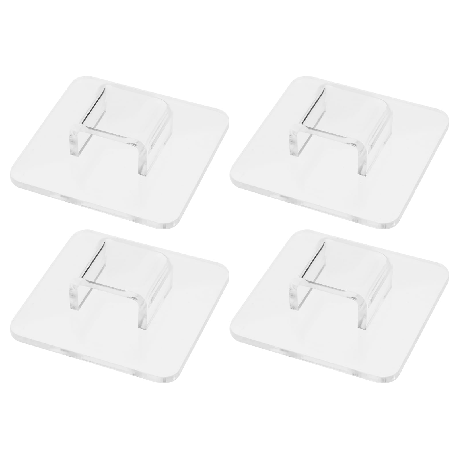 4Sets Acryl Sonnenbrillen Organizer Wand-Brillenhalter Geeignet für Büro Wohnzimmer Schlafzimmer Heimdekoration Transparenter Brillenhalter