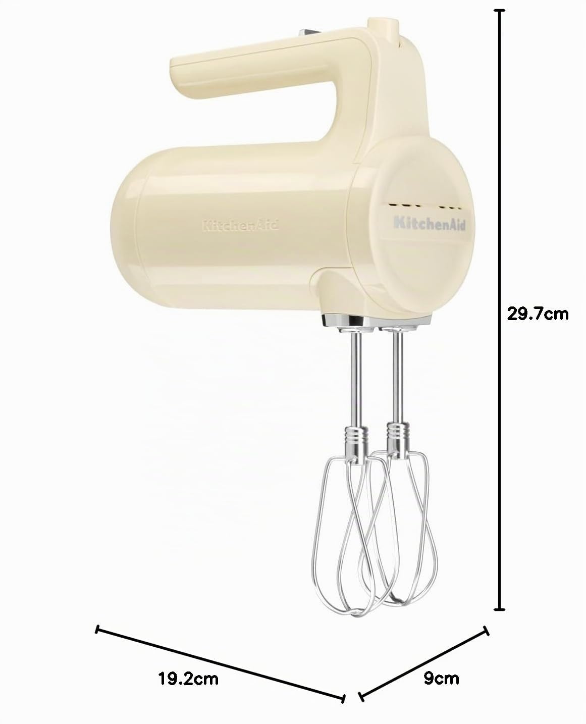 KitchenAid 5KHMB732EDG Anthrazitgrau elektrischer Handrührer kabellos 7 Geschwindigkeiten