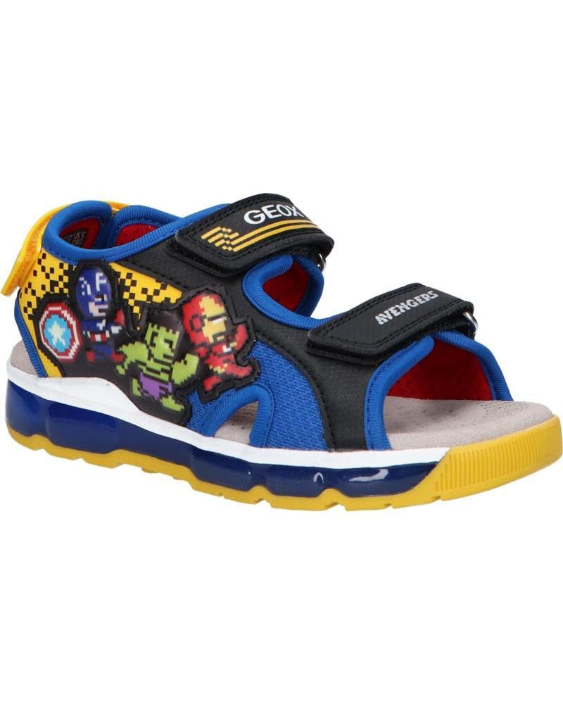 Geox J Sandal Android Boy, Sandalia Niños