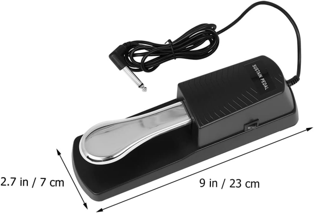 Piano Accessory Sustain Pedal for Keyboard Foot Pedal Metal Craftsmanship