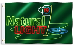 Natural Light Flag for Men's Home Decor - 3x5 Feet Natural Light Cool Flag
